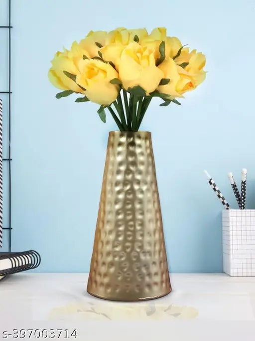 Metal Flower Vase