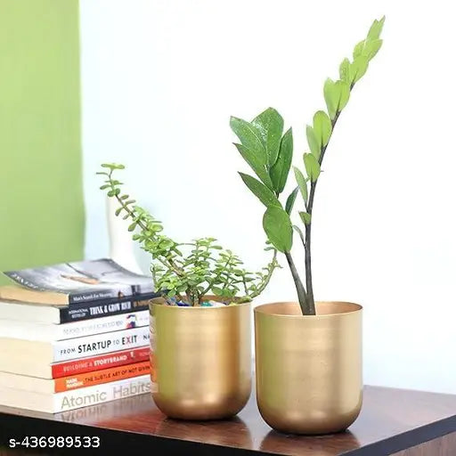Round Metal Planter